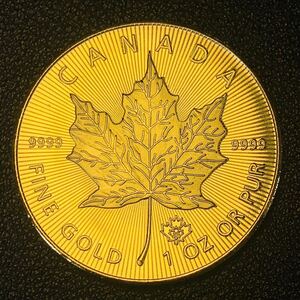 古銭　イギリス　2021年　エリザベス二世女王　カナダ　メイプルデザイン　楓　記念メタル　ケース付き　硬貨