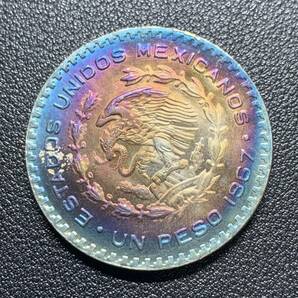 銀貨 古銭 メキシコ 1967年 ホセ・モレロス メキシコ独立戦争 記念幣 コイン 硬貨 貿易銀の画像2