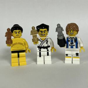 LEGO ミニフィグ 力士　空手マスター　サッカープレイヤー　ミニフィギュア