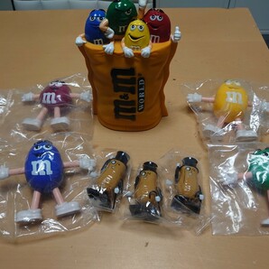 【未使用】m&m's キャラクターグッズセット/ミスターピーナッツ付き/貯金箱/トコトコ人形の画像1