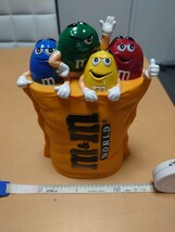 【未使用】m&m's キャラクターグッズセット/ミスターピーナッツ付き/貯金箱/トコトコ人形_画像2