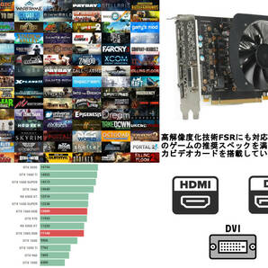 Win10-11 Office Core i7 GTX1060 メモリ16G SSD512GB ゲーム,仕事 極上万能PC HDD2T 無線 スト6 パルワールド フォトナ 4画面 相場 送込の画像6