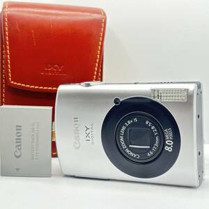 ★超極上品★ キャノン CANON IXY DIGITAL 910 IS レザーケース、バッテリー付き　　＃212