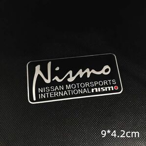 NISMO エンブレムブレート 日産 アルミ製 nismo シール