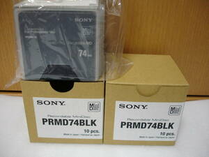 ◆SONY ProMedia プロ仕様録音用ミニディスクProMD／PRMD-74(２０枚)