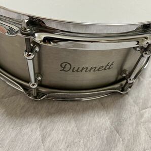 DUNNETT STAINLESS STEEL snare 14x5 ダネット スネアドラム の画像2