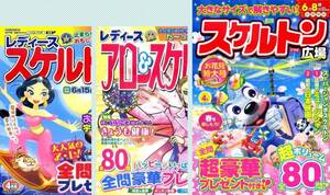 ▼パズル誌 (17) [135] 応募締切前 定価合計1880円 アロー＆スケルトン2冊、スケルトン1冊 計3冊