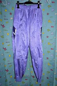 SUPER STAR super Star MIZUNO Mizuno * nylon pants Logo embroidery size :JASPO-O-84( used )