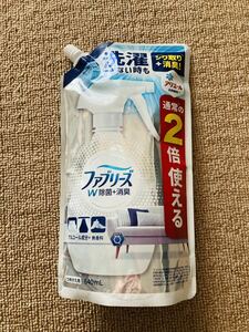 ファブリーズ 衣類・布製品用消臭剤 W除菌+消臭 アルコール成分+ 無香料 詰替