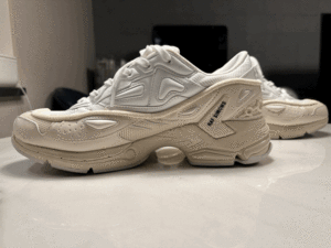  super-beauty goods RAFSIMONS sneakers PHARAXUS42 size Runner 26 centimeter white × beige HR830001S-WHT