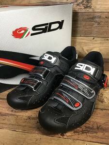 HN768 シディ SIDI GENIUS 5FIT CARBON ビンディングシューズ 黒 EU40 1/2