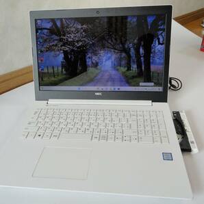 ☆☆お奨めNEC NS300/MAW PC-NS300MAW [カームホワイト]SSDWin11 Corei3とってもかわいい綺麗な中古品 Corei3☆☆の画像3