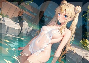 E46 月野うさぎ 美少女戦士セーラームーン ポスター A4 美少女 最高品質 アニメ 同人 コレクション