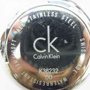 H749-S30-34◎ Calvin Klein カルバンクライン K36232 レディース クォーツ 腕時計 現状品① ◎の画像4