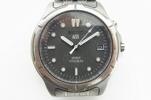 H711-J28-133◎ SEIKO セイコー AGS 5M22-6840 メンズ クォーツ 腕時計 現状品① ◎