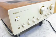 H133-S28-4051 ONKYO オンキョー A-929 プリメインアンプ 通電確認済み 現状品③＠_画像2