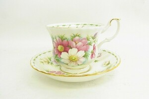 H015-J30-42 ROYAL ALBERT ロイヤルアルバート FLOWER OF THE MONTH SERIES カップ＆ソーサー 1客 現状品③