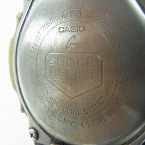 H412-N29-2692◎ CASIO カシオ G-SHOCK G-200 メンズ クォーツ 腕時計 現状品① ◎の画像4