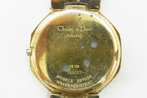 H800-S24-2808◎ CHRISTIAN DIOR クリスチャンディオール 45.134 レディース クォーツ 腕時計 現状品① ◎_画像4