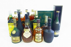 I117-S20-6926 CAMUS / JOHNNIE WALKER / REMY MARTIN ウィスキー・ブランデー など 大量まとめセット 現状品③＠