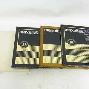 I058-Y25-2485 MAXELL マクセル 等 オープンリール テープ まとめセット 現状品③＠の画像1