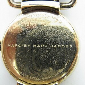 I535-Y32-1008◎ MARC BY MARC JACOBS マークバイマークジェイコブス MBM1108 レディース クォーツ 腕時計 現状品① ◎の画像4