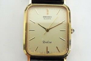 I509-J10-3944◎ SEIKO セイコー DOLCE ドルチェ 7731-5240 メンズ クォーツ 腕時計 現状品① ◎