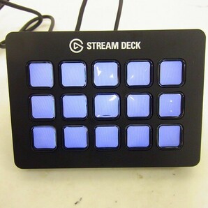 H566-Y25-2603 STREAM DECK elgato エルガト ストリームデッキ 作成コントローラー 通電確認済み 現状品②の画像4