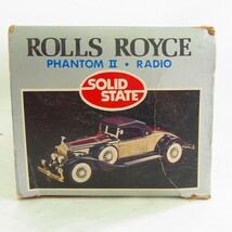 H548-Y33-55 SOLID STATE ROLLS ROYCE PHANTOM ll RADIO ロールスロイス クラシックカー 現状品②_画像3