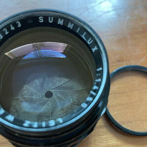 Leica Summilux 1:1.4/50 ライカ ズミルックス 50mm F1.4 UVaフィルター付き【ジャンク】の画像7