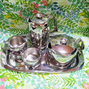 英国 OLD HALL Connaught 5pc セット コーヒーポット 紅茶ポット