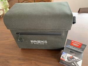 英国ブルックス　Brooks　Handlebar Case カーキ　新品　ストラップ付