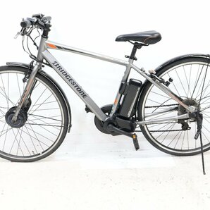 ■2022年モデル 動作確認済■ BRIDGESTONE ブリヂストン TB1e 電動アシスト 自転車 eバイク クロスバイク T.Xマットグレーの画像3