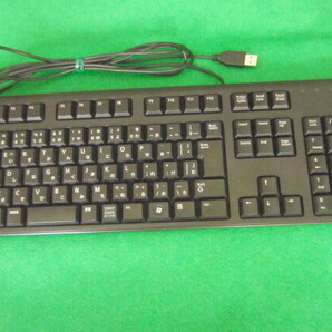 中古品 DELL 純正 KB212-B USBキーボード 109キー (ブラック)の画像1