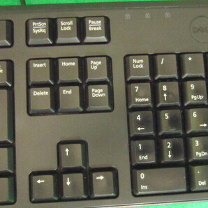 中古品 DELL 純正 KB212-B USBキーボード 109キー (ブラック)の画像4