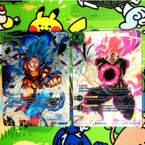 【希少】ドラゴンボールスーパーカード 海外大会 優勝プロモ 孫悟空 悟空ブラックロゼ 泊あり 2枚セット