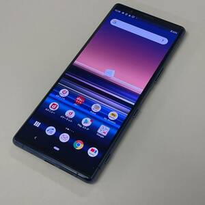 docomo ソニー・エリクソン Xperia 5 SO-01M Blue (SIMロック解除済)