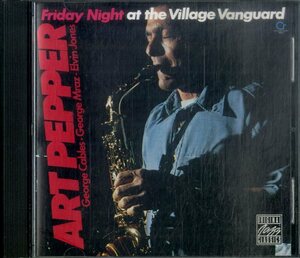 D00160086/CD/Art Pepper「Friday Night At The Village Vanguard」