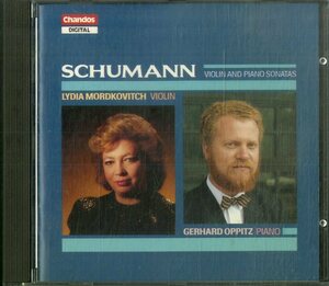 D00153887/CD/リディア・モルドコビッチ/ゲルハルト・オピッツ「Schumann Violin And Piano Sonatas」