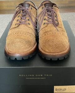  low ring Dub Trio Rolling Dub Trio Forester LOW size JP25.5 US7.5 suede Brown 