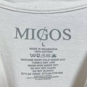 ミーゴス（Migos） 半袖Tシャツ グッドデザインプリント ミュージックTシャツ サイズＬの画像5