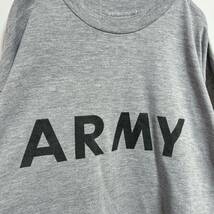 U.S.M.A ミリタリー　半袖Tシャツ　ロゴプリント　バックプリント　陸軍士官学校トレーニングウェア 軍モノ　サイズＬ　ゆったり_画像3