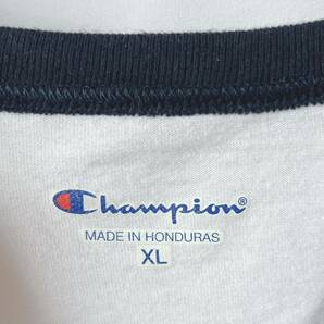 championチャンピオン 七分袖 ラグランTシャツ カリフォルニアバプテスト ランサーズ カレッジチームロゴプリント サイズXLの画像5