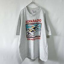 HANES ヘインズ　半袖Tシャツ　Running Alvarado 150 Mile Club グッドデザインプリント　サイズＬ_画像1