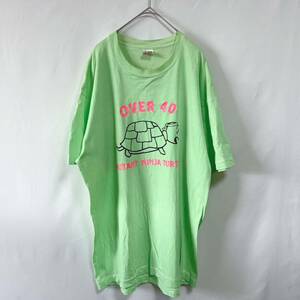 FRUIT OF THE LOOM フルーツオブザルーム　90’s USA製 半袖プリントTシャツ カメ　サイズXL