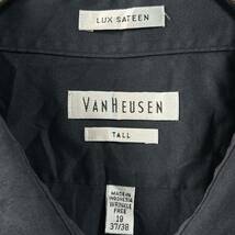 Van Heusen ヴァンヒューゼン　TALL 長袖シャツ シンプル無地　ビッグサイズ19-37/38 ゆったり　オーバーサイズ_画像4