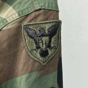 U.S.ARMY 米軍 ミリタリージャケット ウッドランドカモ 迷彩 カモフラ ワッペン サイズXSの画像5