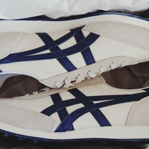 【未使用】オニツカタイガー EDR 78 紺 1183B411-200 ONITSUKA TIGER レザースニーカー アシックス ASICS スティーブマックイーン ハンターの画像2