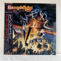 LPレコード Armored Saintアーマード・セイント Raising Fear 1987年3rdアルバム 国内盤 帯付き 80年代HM_画像1
