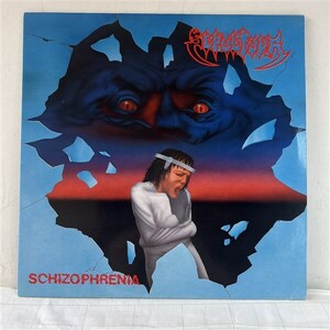 LPレコード SEPULTURAセパルトゥラ Schizophreniaスキッゾフリーニア 1987年2ndアルバム 輸入盤 80年代HM RoadRacer スラッシュメタル